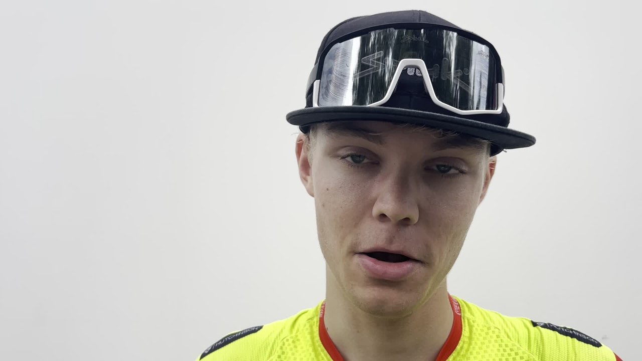 Michiel Lambrecht, vainqueur de la 3e étape du Tour de Namurà Doische.