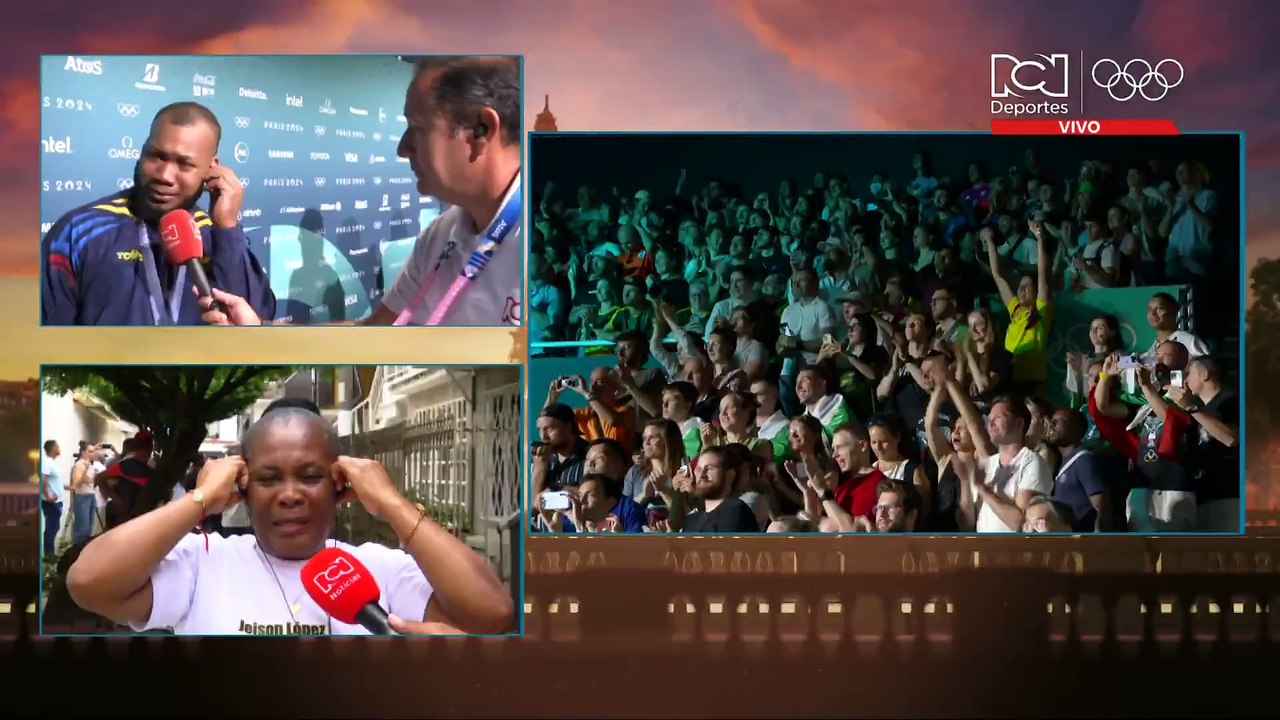 "Mamita, te amo, lo logramos", Yeison López rompió en llanto al hablar con su mamá tras la medalla en Juegos Olímpicos