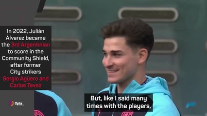 Guardiola hopes Alvarez finds what he's looking for after City exit