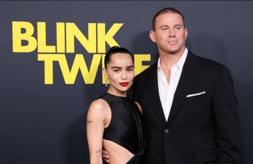 Channing Tatum has compared working with Zoe Kravitz to "marriage"