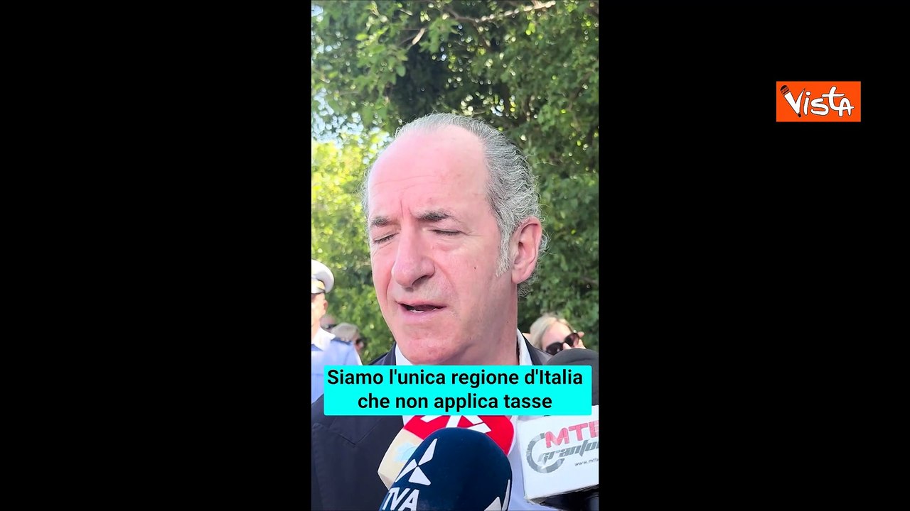 Zaia sull'Irap: "Ho il cuore in pace. Siamo l'unica Regione che non applica tasse"