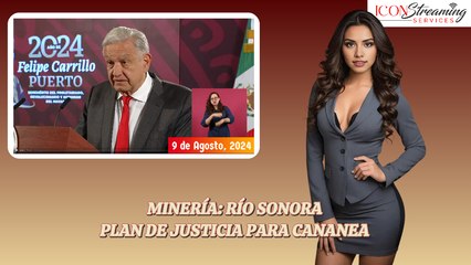 9/08/2024, pormenores de la Conferencia matutina del Presidente AMLO