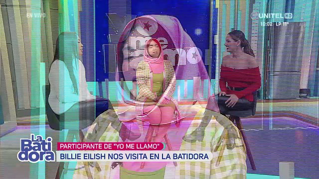 Tras ser el mejor puntaje de Yo Me Llamo, la imitadora de Billie Eilish visitó La Batidora