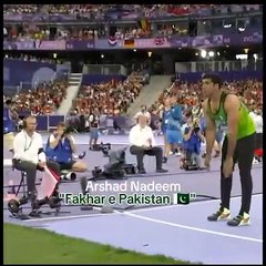 fakhar e Pakistan ❤️ #arshadnadeem #fakharepakistan #olympics #paris #staroftheshow #asiastar #ex