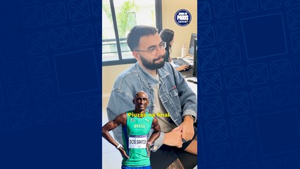 Palpitômetro Piu na final dos 400 com barreira.