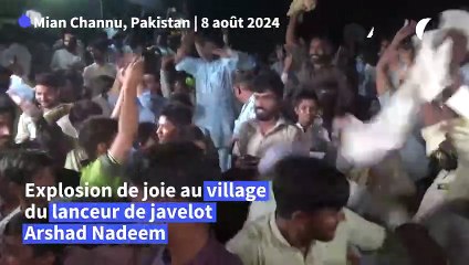 JO/Javelot: Arshad Nadeem ramène l'or et la joie au Pakistan