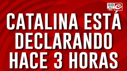 La abuela Catalina lleva declarando hace 3 horas