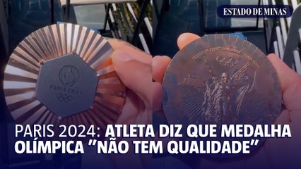 Paris 2024: atleta diz que medalha olímpica "não tem qualidade"