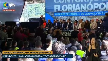 Lula comenta ausência de Jorginho à inauguração do Contorno Viário: "tem gente que pensa pequeno"