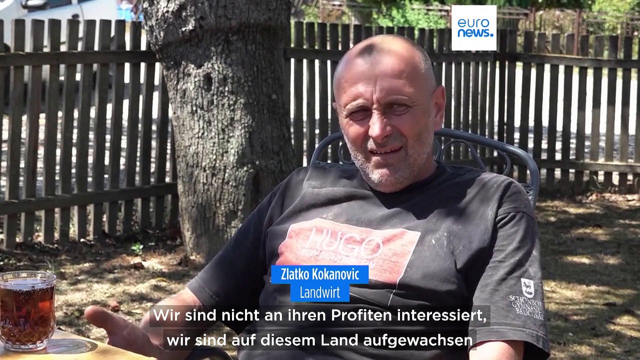 'Wir sind nicht an ihren Profiten interessiert': Landwirte protestieren gegen riesige Lithium-Mine in Serbien