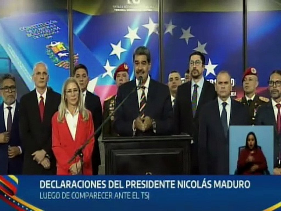 Pdte. Nicolás Maduro: Lo que diga el TSJ será ley de la República y Santa Sentencia