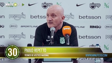 “Necesitamos los resultados”, Pablo Repetto, técnico de Atlético Nacional