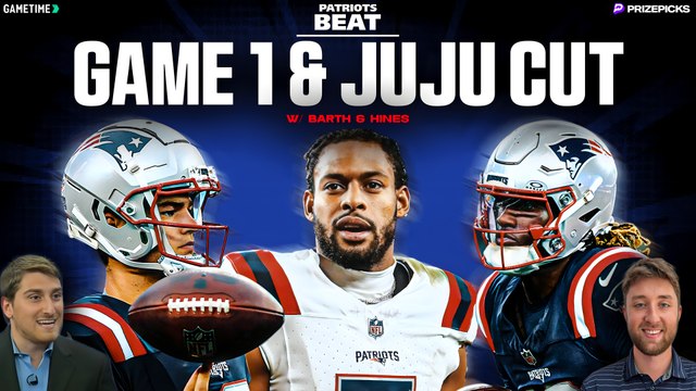 LIVE: Patriots vs Panthers Reaction + JuJu Smith-Schuster CUT | Patriots Beat