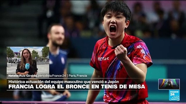 Informe desde París: bronce para Francia en tenis de mesa masculino