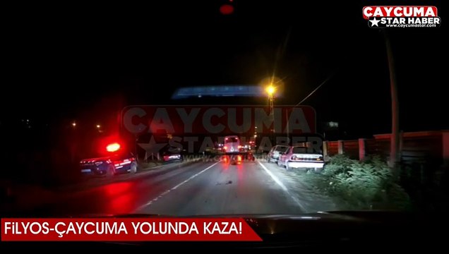 Filyos-Çaycuma yolunda trafik kazası!