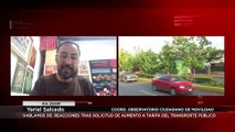Yeriel Salcedo habla de la solicitud de aumento de tarifa del transporte público