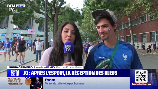 On a vu un beau match (...) mais l'Espagne était meilleure : après l'espoir, les Bleus ont manqué l'occasion de repartir avec la médaille d'or