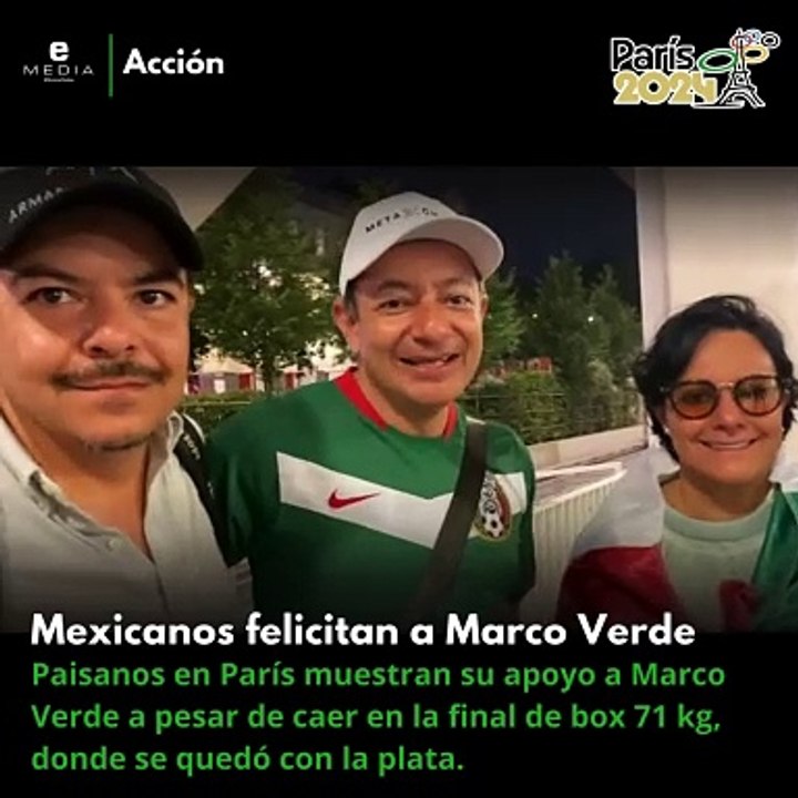 París 2024 | "Para nosotros ganaste, Marco": mexicanos felicitan a Marco Verde por la plata en box olímpico 71 kg