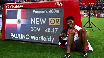 Marileidy Paulino se corona en 400 metros con oro y récord olímpico
