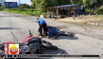 Motociclista muere al impactar con caballo en la Colonia Planeta