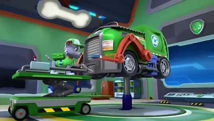 EMERGENCY LANDING Rocky and Skyes Flight To Save Adventure Bay  Rockys Garage - PAW Patrol