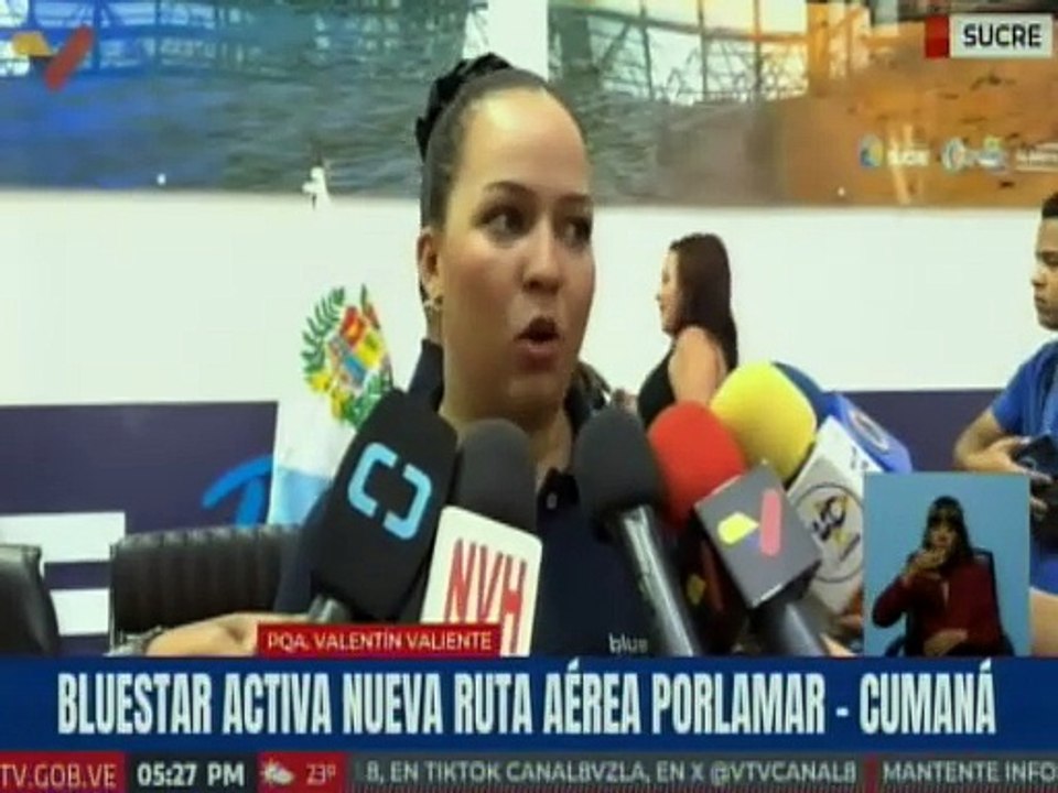Sucre | Aerolínea BlueStar iniciará operaciones aéreas para impulsar el turismo en Venezuela
