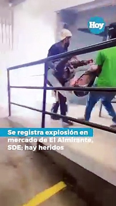 Varios heridos por explosión en mercado de El Almirante, SDE