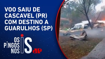Aviador analisa detalhes sobre queda de bimotor em Vinhedo (SP) revelados por agentes do Cenipa
