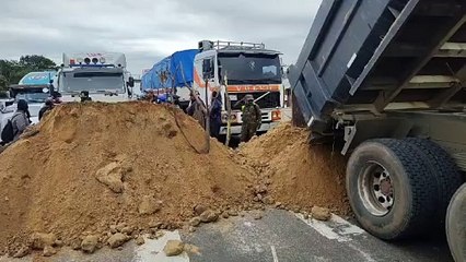 Instalan bloqueo por biotecnología en la carretera Santa Cruz – Cochabamba