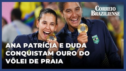 Ana Patrícia e Duda batem canadenses e conquistam ouro do vôlei de praia