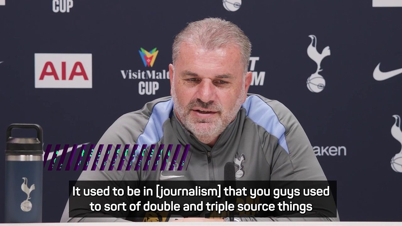 'Tottenham are in for Neymar' - Postecoglou jokes that transfer journalism is declining
