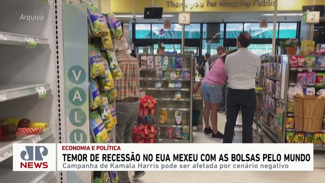 Temor de recessão nos EUA mexe com bolsa de valores pelo mundo | JP INTERNACIONAL