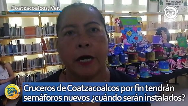 Cruceros de Coatzacoalcos por fin tendrán semáforos nuevos ¿cuándo serán instalados?