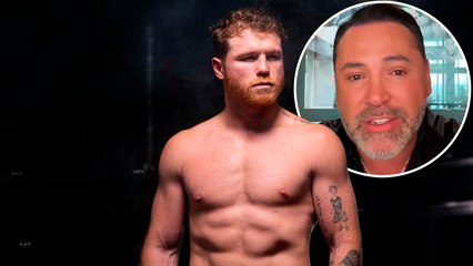 Óscar de la Hoya vuelve a lanzarse contra Canelo Álvarez: "Es un arrogante pedazo de mie..."