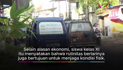 Siswa Lari 5 Km Setiap Hari ke Sekolah, Impiannya Jadi TNI