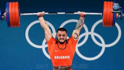 Bulgarian weightlifter Karlos Nasar, 20, sets a new WORLD RECORD in the 89kg weight class... clinching his country's second gold of the Olympics