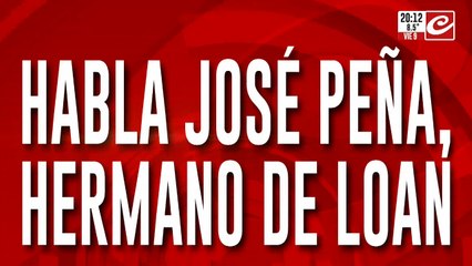 Después de declarar, José Peña habló con Crónica