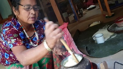 Maize Rice and Nettle Curry | A Nepali Style Cuisine | Good Recipe for Good Health |