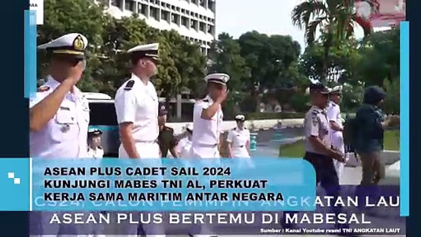 Asean Plus Cadet Sail 2024 Kunjungi Mabes TNI AL, Perkuat Kerja Sama Maritim Antar Negara