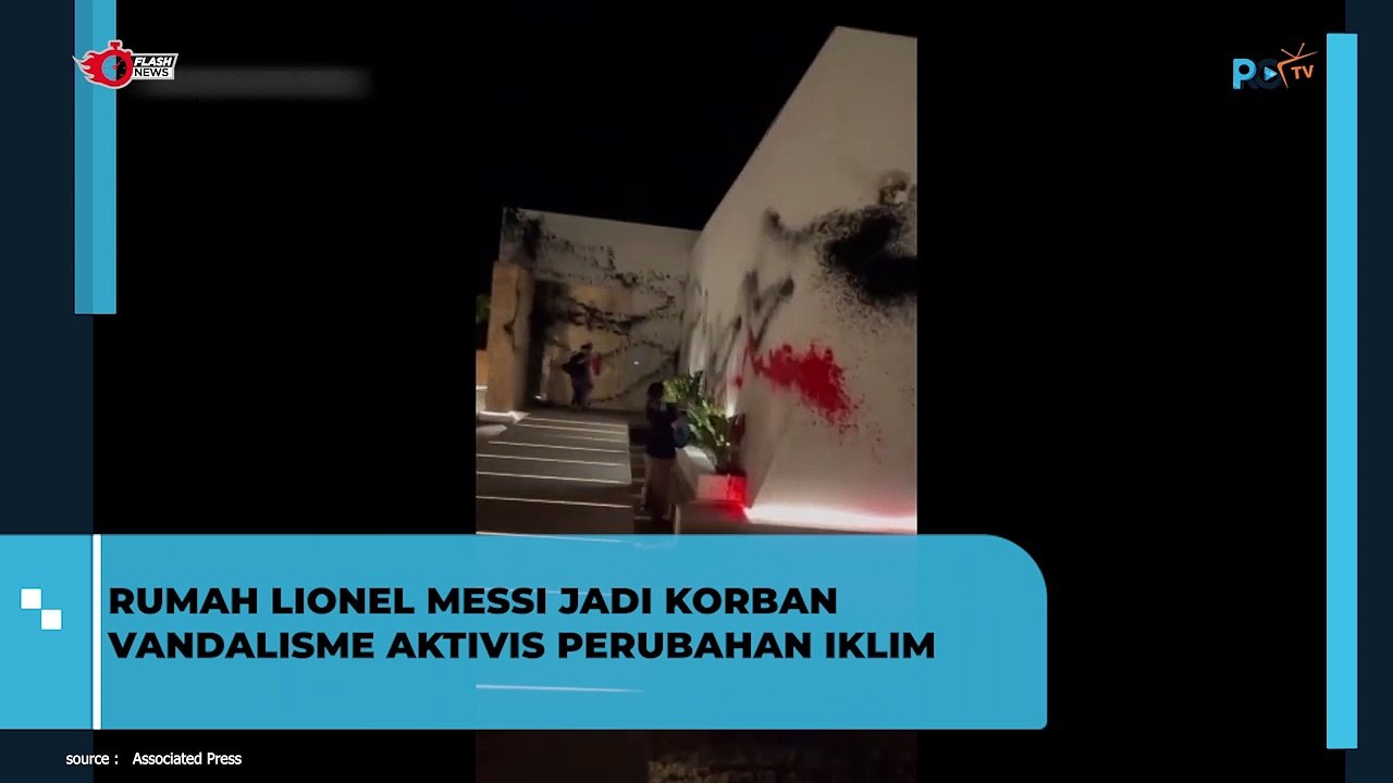 Rumah Lionel Messi di Serang Vandalisme