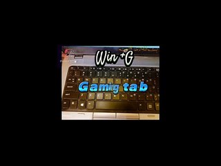 How to open Gaming Tab in laptop or computer....