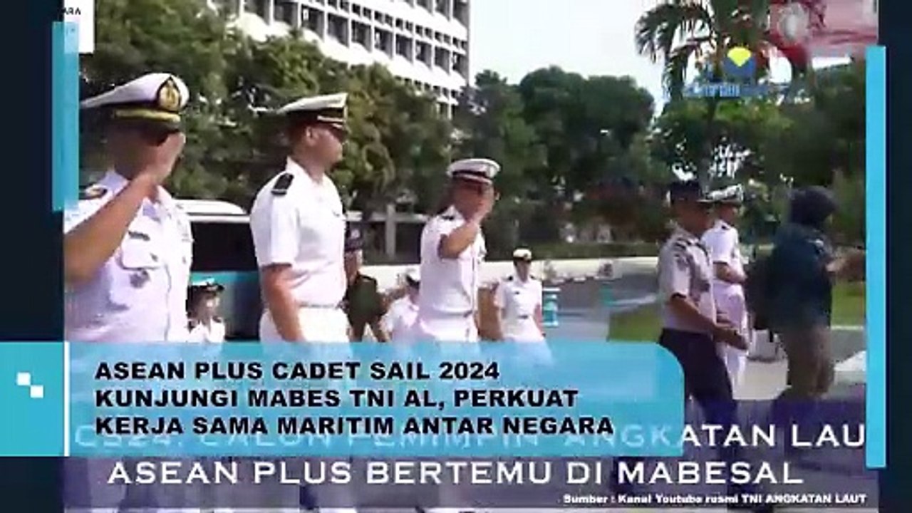 ASEAN Plus Cadet Sail 2024 Kunjungi Mabes TNI AL, Perkuat Kerja Sama Maritim Antar Negara