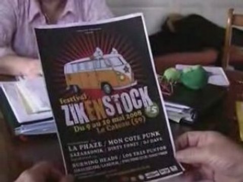 Preparation du festival zikenstock le Cateau-cambrésis