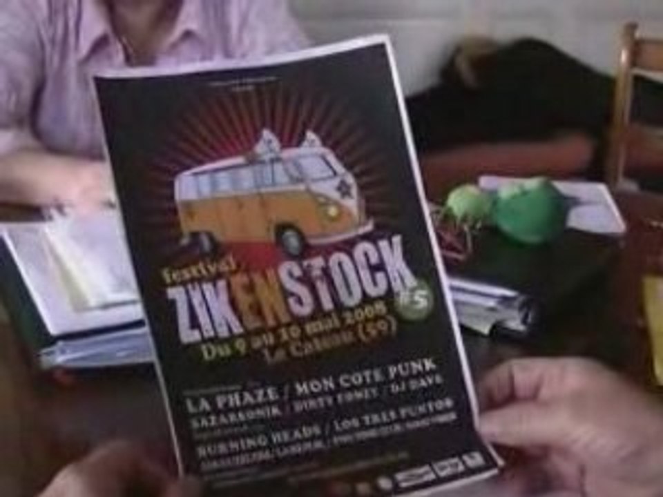 Preparation du festival zikenstock le Cateau-cambrésis