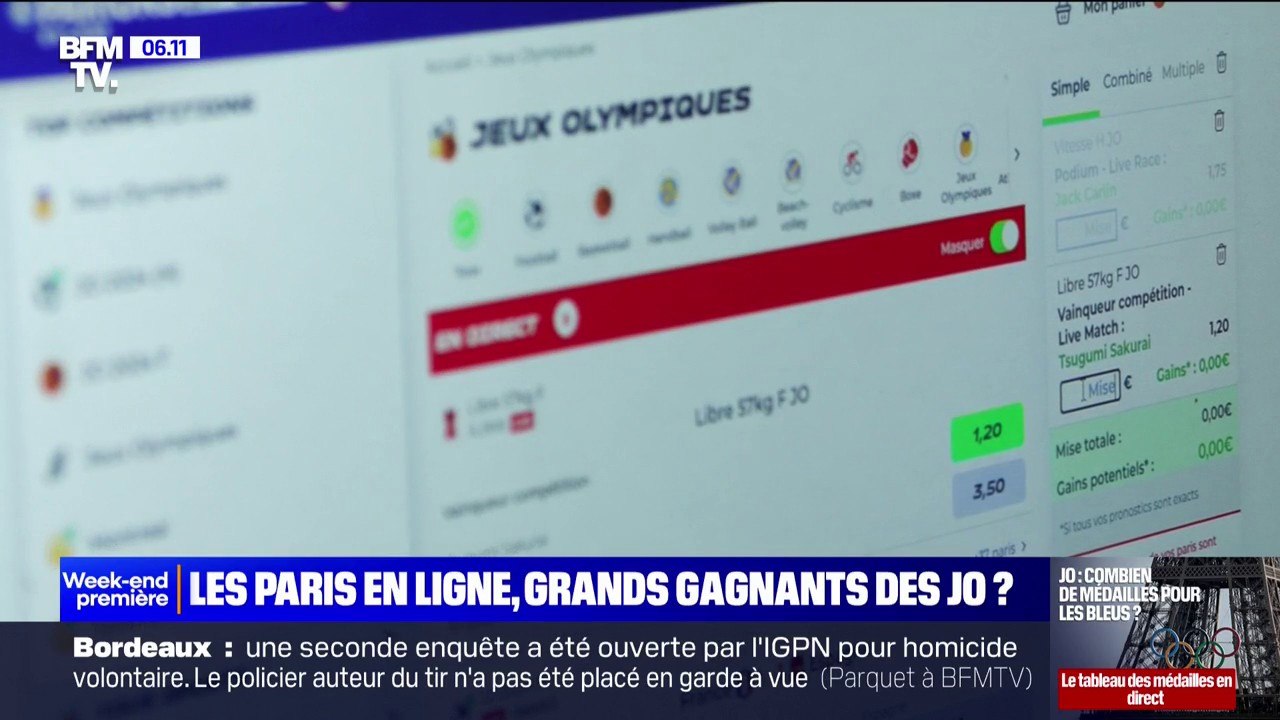 Les sites de paris en ligne sont-ils les grands gagnants de ces JO?