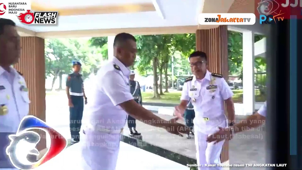 ASEAN PLUS CADET SAIL 2024 KUNJUNGI MABESAL, PERKUAT KERJA SAMA MARITIM ANTAR NEGARA