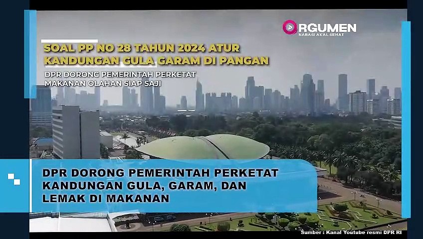 DPR Dorong Pemerintah Perketat Kandungan Gula, Garam Dan Lemak Pada Makanan