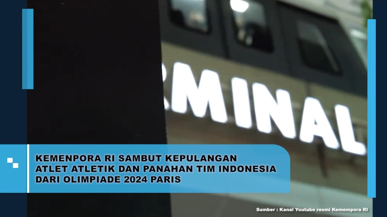 Kemenpora RI Sambut Kepulangan Atlet Atletik Dan Panahan Tim Indonesia dari Olimpiade Paris 2024