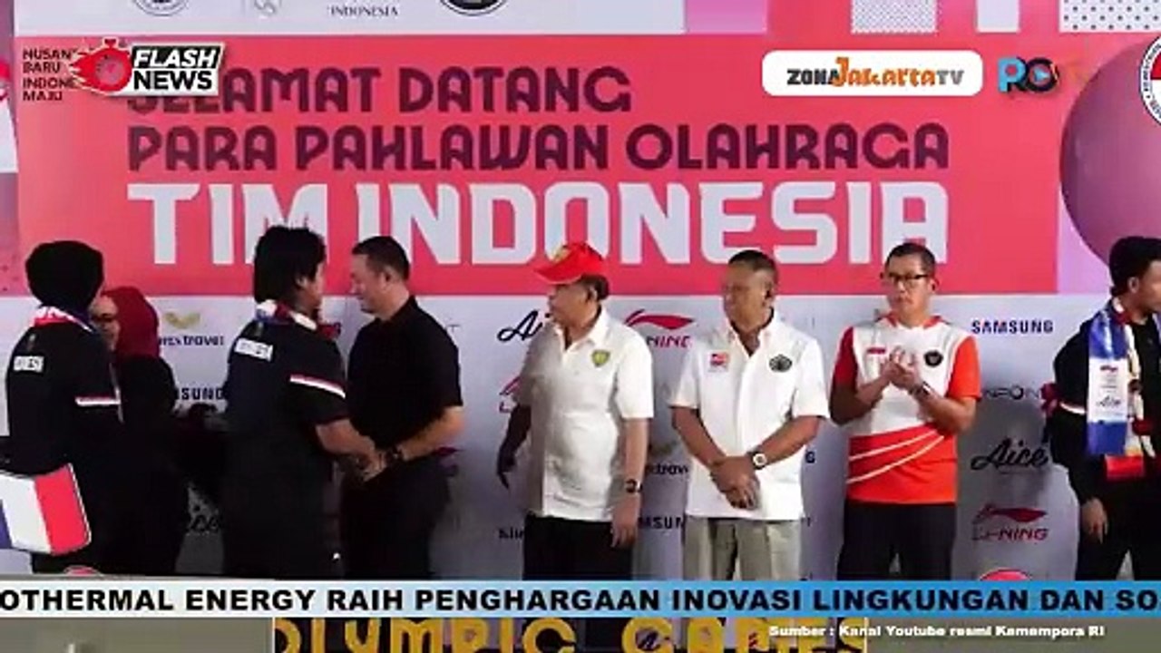 KEMENPORA SAMBUT KEPULANGAN ATLET ATLETIK DAN PANAHAN INDONESIA DARI OLIMPIADE PARIS 2024