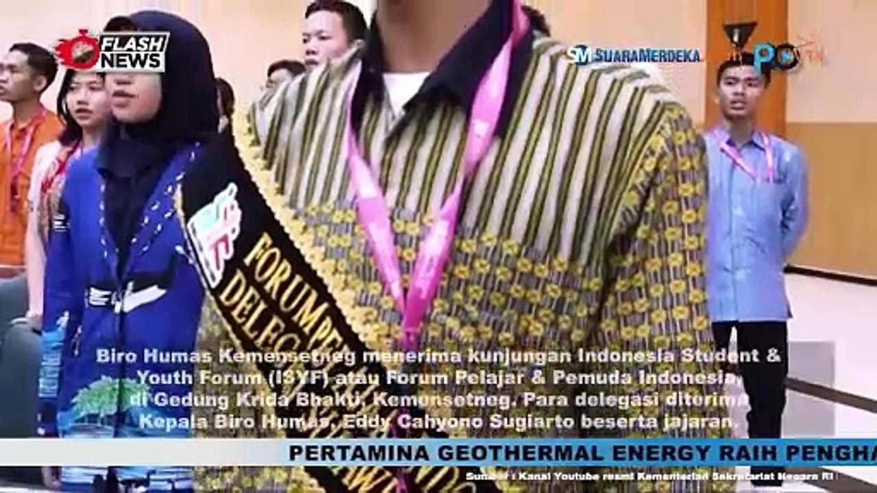 Terima Kunjungan Forum Pelajar Indonesia Kemensetneg Ajak Pemuda Untuk Semarakkan Peringatan HUT RI Ke-79